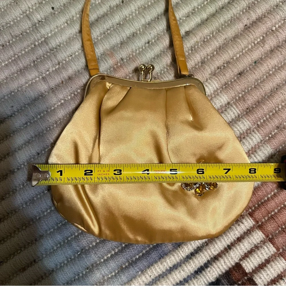 Mini Gold Bag with Butterfly Detail - Picture 5 of 6